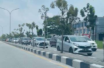 Panam Macet, Arus Balik Pemudik Padati Pekanbaru