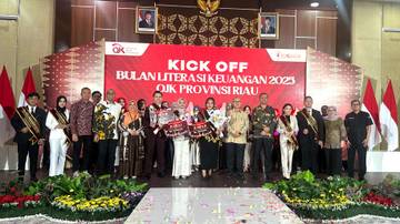 Pemilihan Duta Literasi Keuangan 2025 OJK Riau Rampung