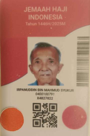Jemaah Meranti Irfanuddin bin Mahmud Syukur Meninggal