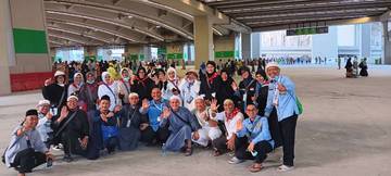 Jemaah Kloter BTH 03 Pulang Kembali ke Makkah