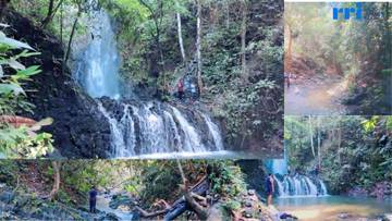 Pesona Air Terjun Sungai Kandi Hulu Kuantan, Riau