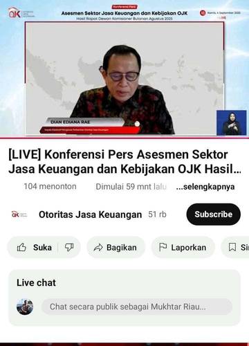 OJK Terbitkan Aturan Dorong Pembiayaan UMKM 
