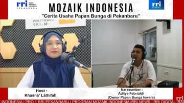Usaha Papan Bunga Jadi Inspirasi Anak Muda Pekanbaru