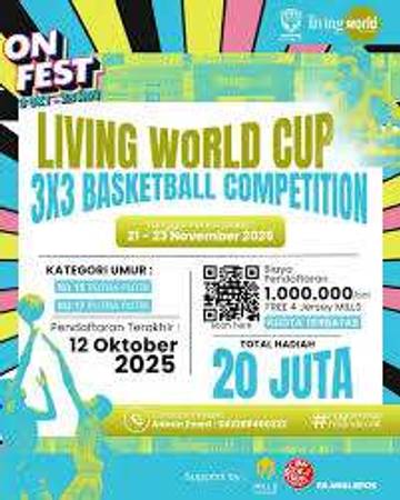Living World Cup 3x3 Kembali Digelar di Pekanbaru