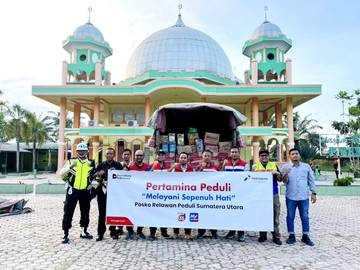 PGN Subholding Gas Pertamina Perkuat Bantuan Bencana Sumatera