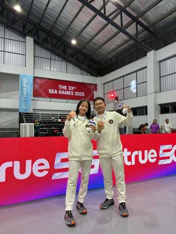 Atlet Teqball Riau Sumbang Perunggu SEA Games