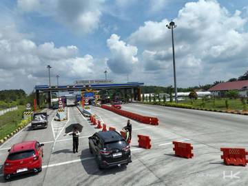 Peningkatan Trafik Kendaraan di Dua Ruas Tol Riau