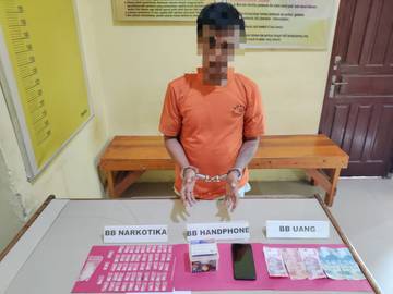 Polsek Kampar Tangkap Residivis Pencurian Ruko
