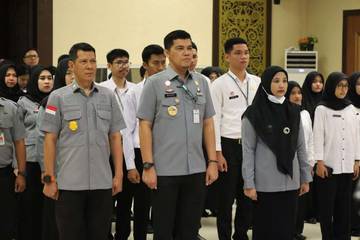 Kemenkum Riau Apel Bersama Kemenko Kumham dan Imipas  