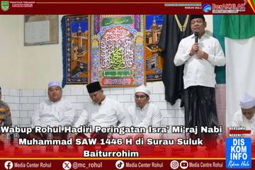 Wabup Syafaruddin Hadiri Isra Mi’raj di Surau
