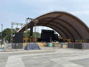 Persiapan Konser Kemanusiaan Wali Band di Dumai