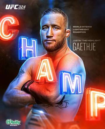Hasil UFC 324: Justin Gaethje Juara Interim
