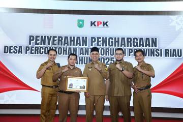 Desa Sungai Intan, Inhil Jadi Percontohan Antikorupsi
