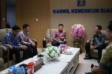 Kemenkum Riau Jalin Koordinasi dengan PT Taspen Pekanbaru