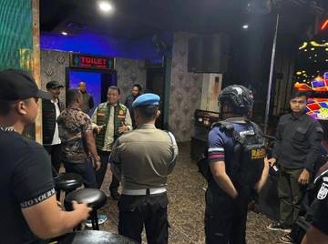 Polresta-Pemko Pekanbaru Razia THM Jelang Ramadan