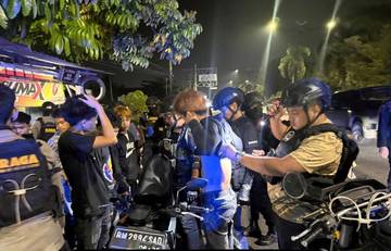 Antisipasi Geng Motor, Polda Riau Patroli Gabungan