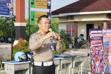 Satlantas Polresta Pekanbaru Edukasi Lalu Lintas ke Sekolah