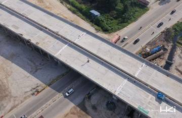 Progres Pembangunan Tol Lingkar Pekanbaru 71,07 Persen