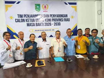 Dua Kandidat Resmi Daftar Ketua Umum KONI Riau