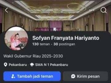 Waspada Penipuan Atas Nama Plt Gubri di Facebook