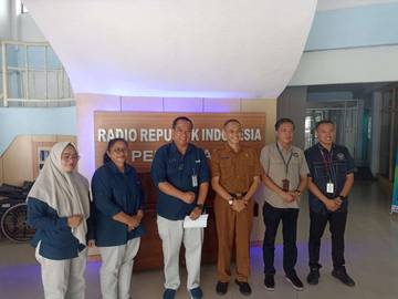 Diskominfotik Riau Kunjungi RRI Pekanbaru Untuk Perkuat Kolaborasi