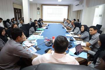 Kemenkum Riau Rapat Strategis Pelaksanaan Anggaran 2026