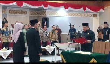 Plt Gubri Lantik Dua PTP, Tekankan Profesionalisme
