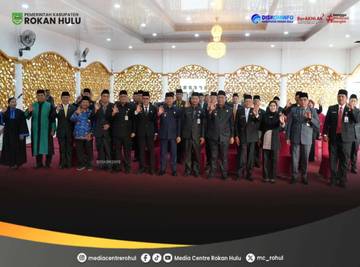 Bupati Anton Lantik Pejabat Rohul