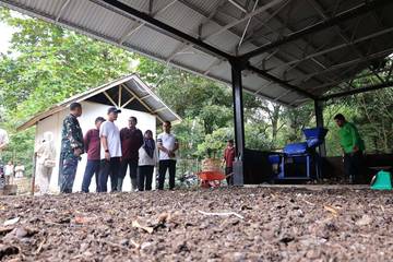 Wali Kota Pekanbaru Tinjau Rumah Kompos Sukajadi