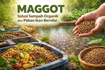 Maggot Solusi Sampah Organik dan Pakan Ikan Bernilai
