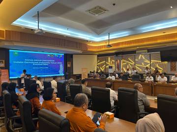 Kemenkum Riau Hadiri FGD Indeks Demokrasi Indonesia 2025
