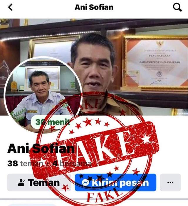 Ani Sofian Tegaskan Dirinya Tak Miliki Akun Facebook