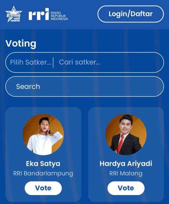 Metode Baru Penilaian Bintang Radio 2025 Melalui Voting