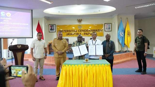 Kemenham RI-Uncen Mou, Dorong Pendidikan Ham di Papua