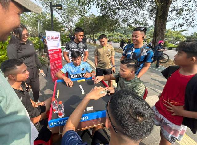 Orado Kalbar Sosialisasikan Olahraga Domino