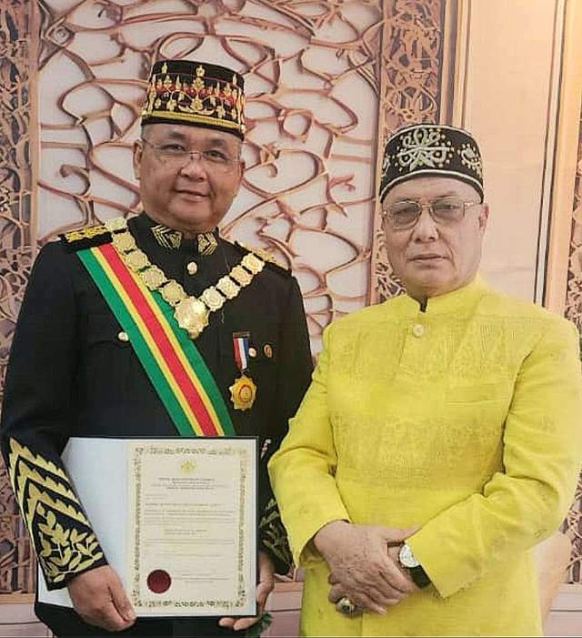 Sugioto Dianugerahi Gelar Bangsawan Kesultanan Sulu