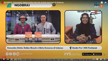 Ngobras: Komunitas Dokter Kalimantan Barat Menulis 