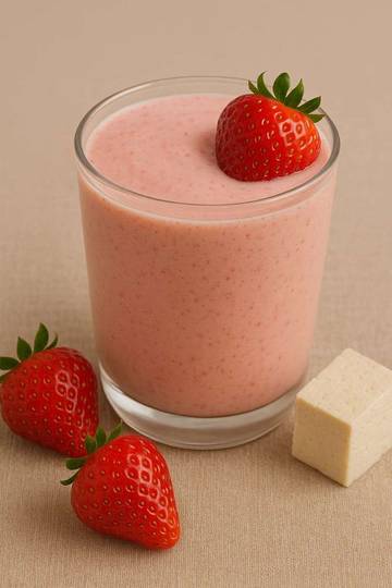Segar dan Sehat, Ini Resep Smoothies Tahu Stroberi 