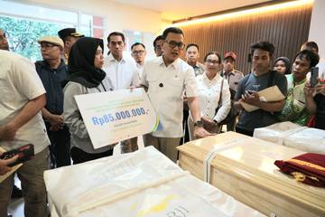 BPJamsostek Serahkan Santunan Kematian Keluarga PMI Musthakfirin