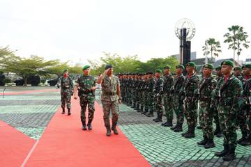 Pangdam XII/Tpr Terima Lawatan Timbal Balas Panglima-1 Divisyen 