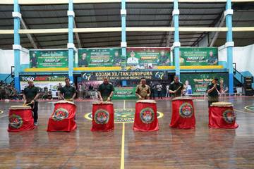 Pangdam Tanjungpura Resmi Buka Basketball Pangdam Cup 2025