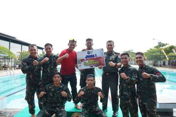 Lomba Renang Estafet Meriahkan HUT Kodam XII/Tpr 