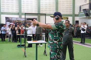 Kodam XII/Tpr Gelar Lomba Menembak Pistol Eksekutif