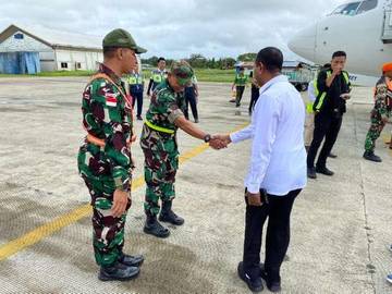 Kopasgat Amankan Kelancaran Keberangkatan Gubernur Papua Selatan