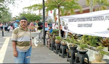 PPBI Pontianak Kenalkan Keunikan Bonsai kepada Masyarakat
