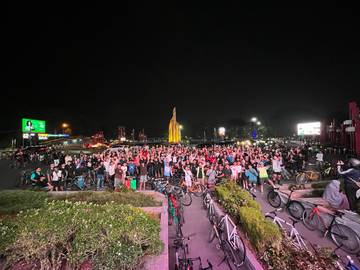 ICM Pontianak: Aksi Pesepeda Hak di Jalan Raya