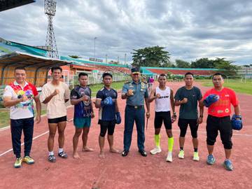 Danlantamal XII Tinjau Kesiapan Atlet dan Fasilitas
