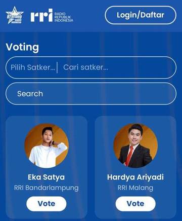 Metode Baru Penilaian Bintang Radio 2025 Melalui Voting