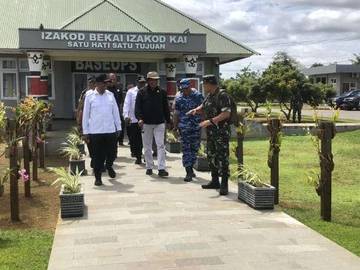 Satgas Korpasgat Amankan Kunker Gubernur Papua Selatan