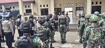 Perkuat Kamtibmas, Satgas Korpasgat Ikuti Apel Gabungan TNI–Polri 